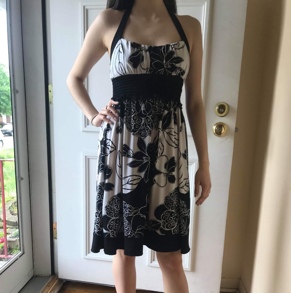 Black and White Summer Dress